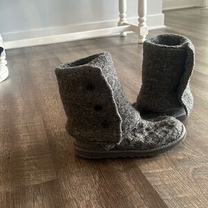UGG mid length knit boots